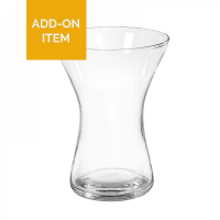 Glass Vase - A welcomed addition to any flower delivery, add an elegant glass vase to your order and leave a lasting impression. (Design may vary) Glass Vase - A welcomed addition to any flower delivery, add an elegant glass vase to your order and leave a lasting impression. (Design may vary)